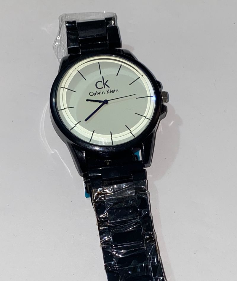 Ck Black Chain Watch Brand New