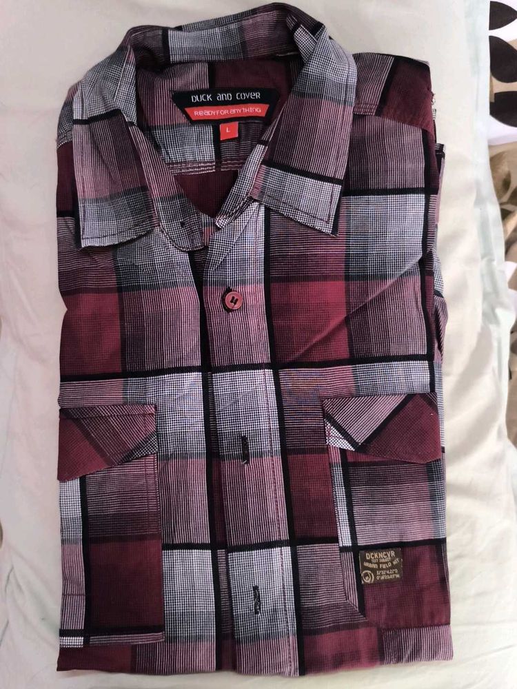 Checked Flannel Shirt