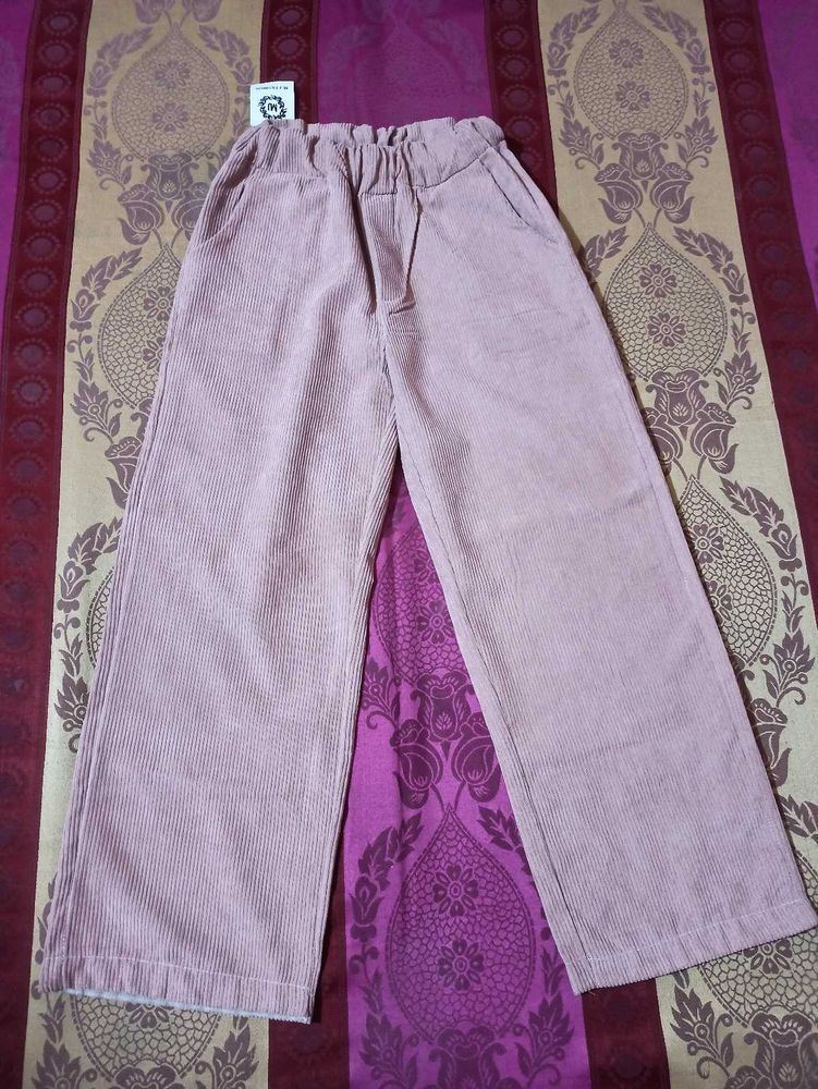 Corduroy Wide Leg Pants
