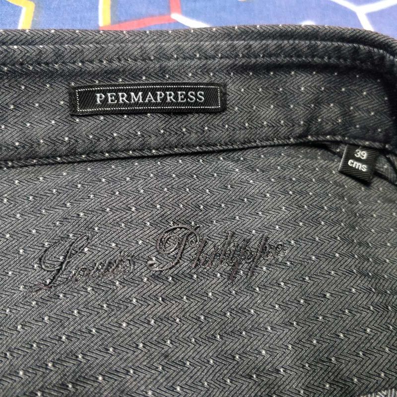 LP Grey Formal/Party Wear Shirt 38