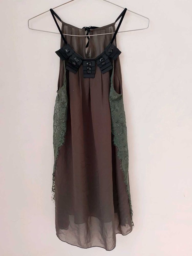 Elegant Brown Dress