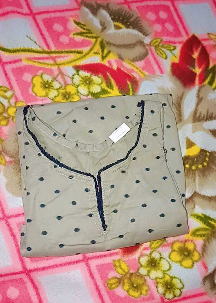 short kurti Polka Dot Kurta