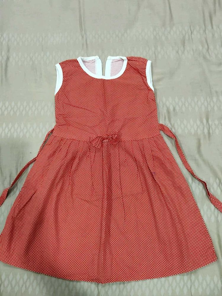 Cute Red Polka Dot Dress