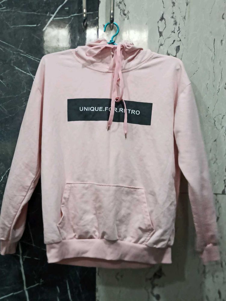 Pink Unique.For.Retro Hoodie