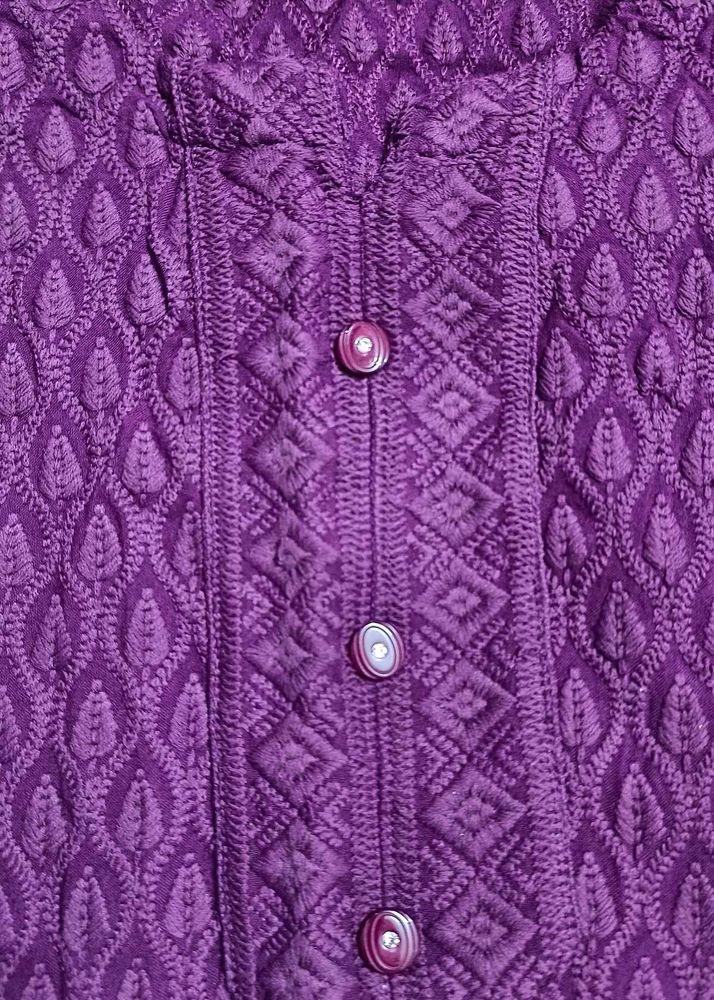 Elegant Purple Kurta