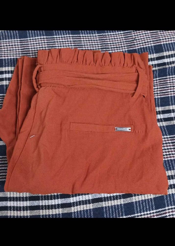 Rust Colored Waist Pants