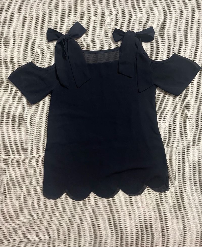 Black Tie Up Top