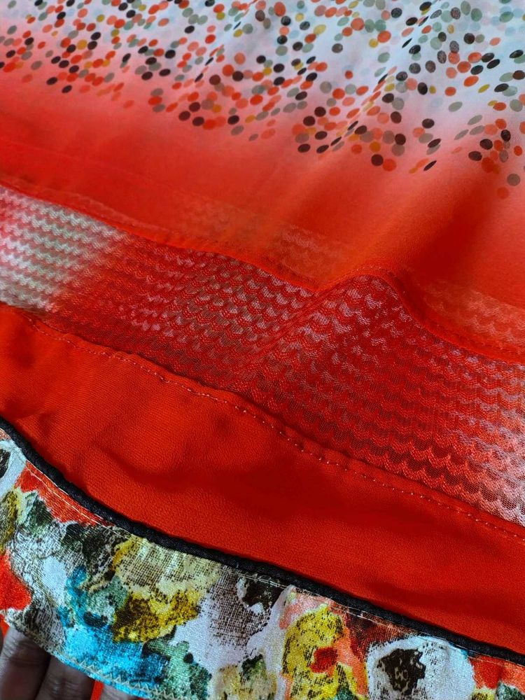 Elegant Ethnic saree with stiched blouse