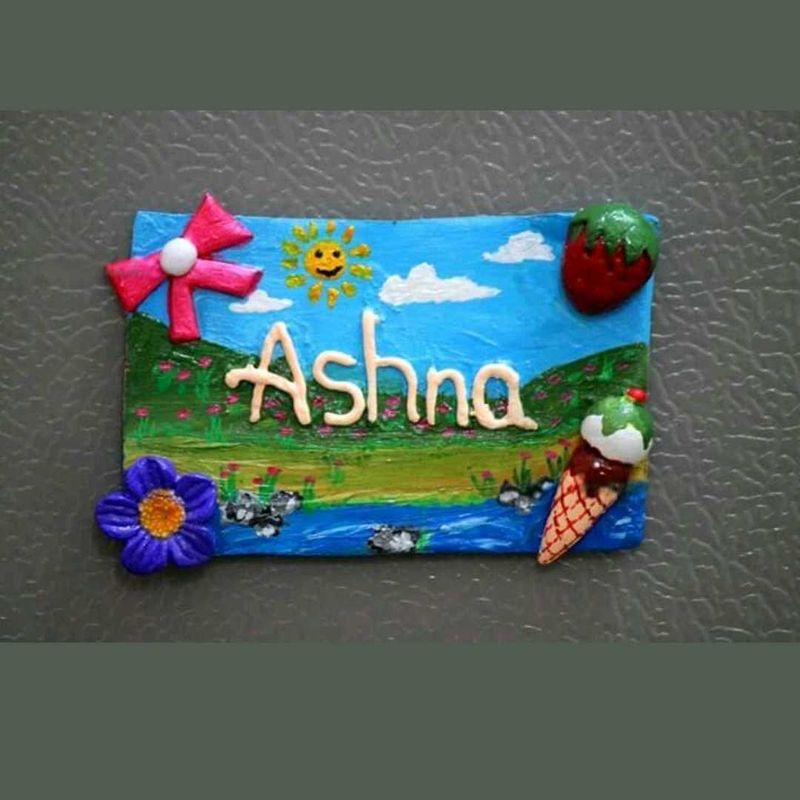 Customised Name 3D Fridge Magnets