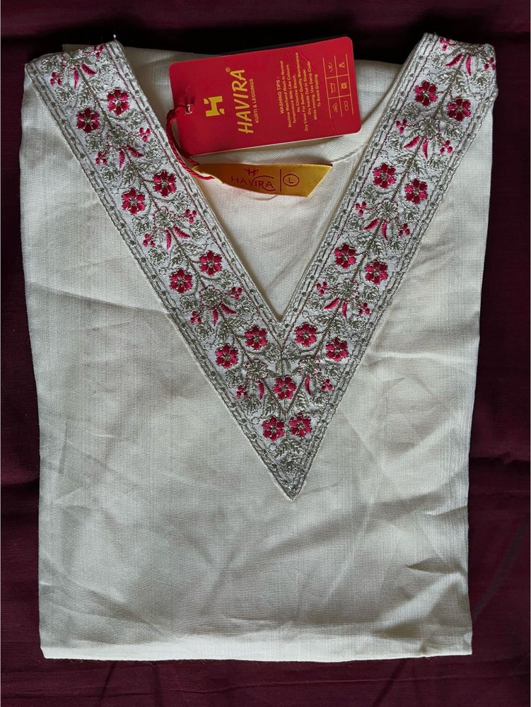 Elegant Embroidered Kurta