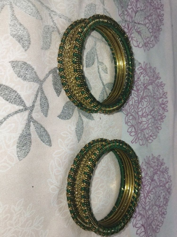 Kangan Combo / Women Kade Green