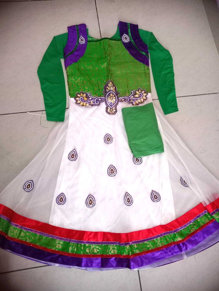 Embroidered Anarkali Dress