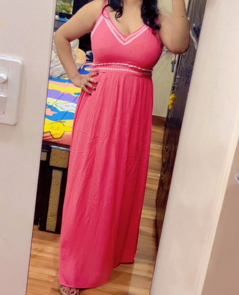Pink Maxi Dress