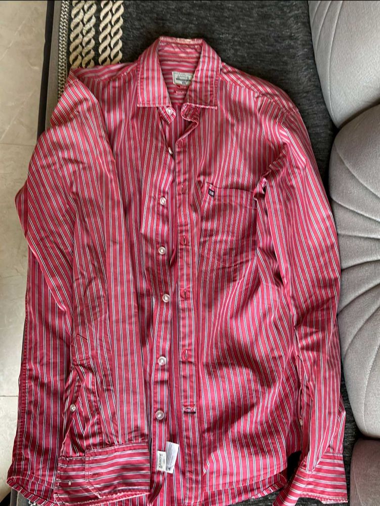 Arrow Button Up Shirt Men&#39;s  Red Striped