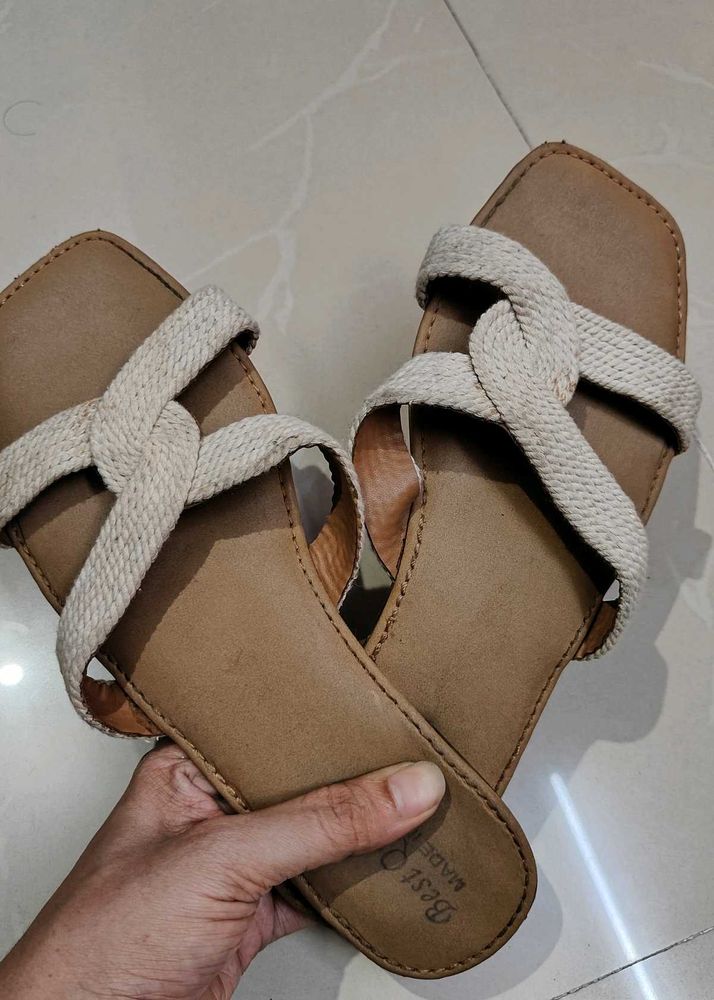 Rope flat sandal 👡