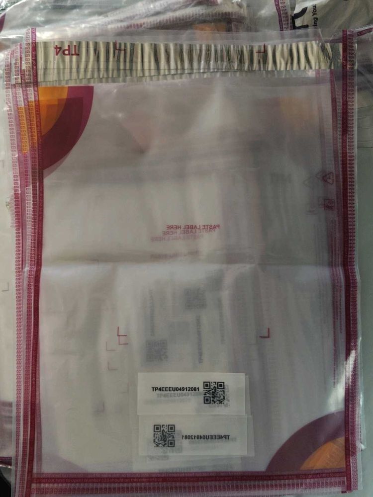 25 - 10x12 Inches Meesho Printed Poly Bags