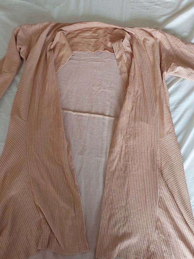 Peach Long Jacket