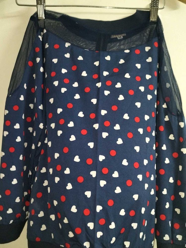 Polka Dot Net Top