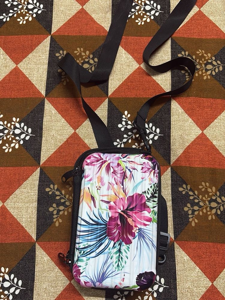 Floral Print Crossbody Bag