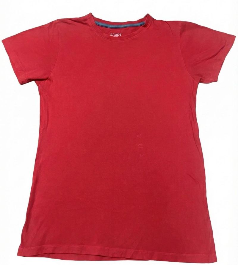 Red Casual T-Shirt