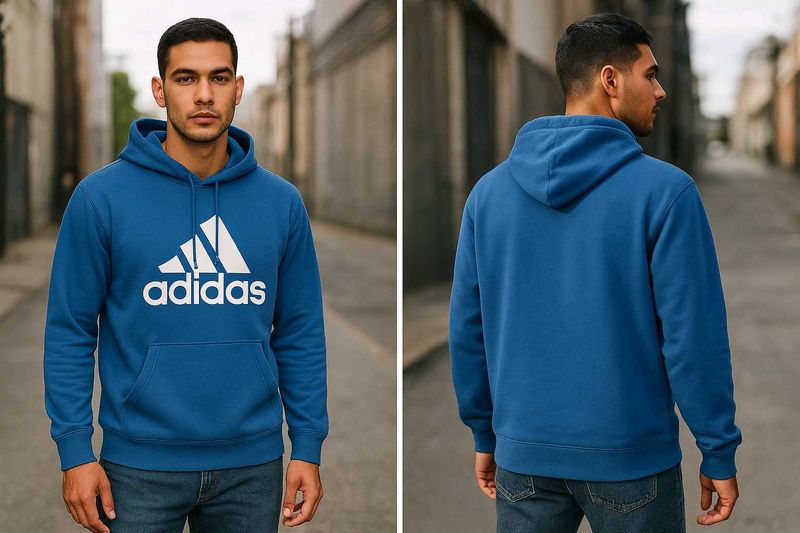 adidas blue hoodie