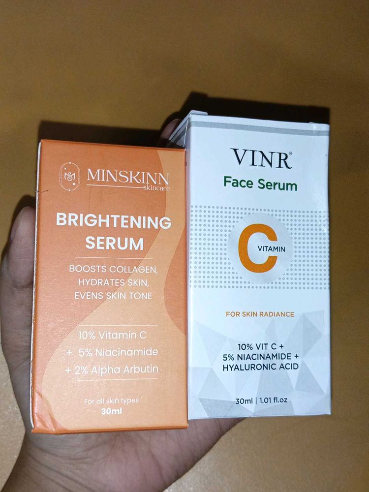 Minskinn &amp; VINR Face Serums