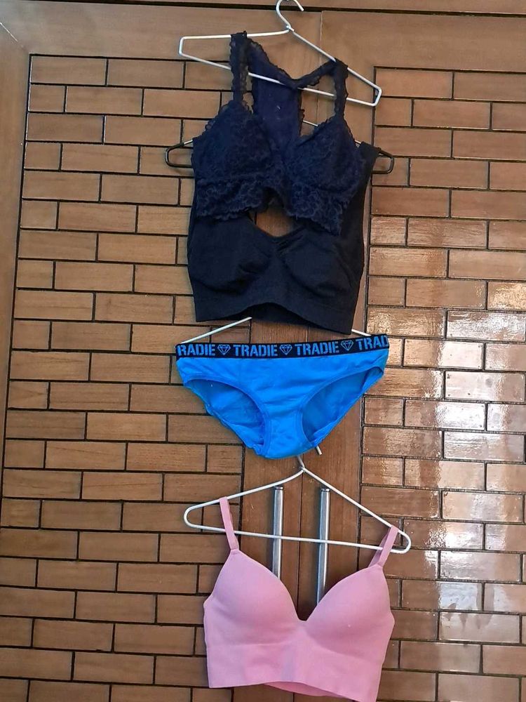 Padded  Combo Of Four  Bra N Top