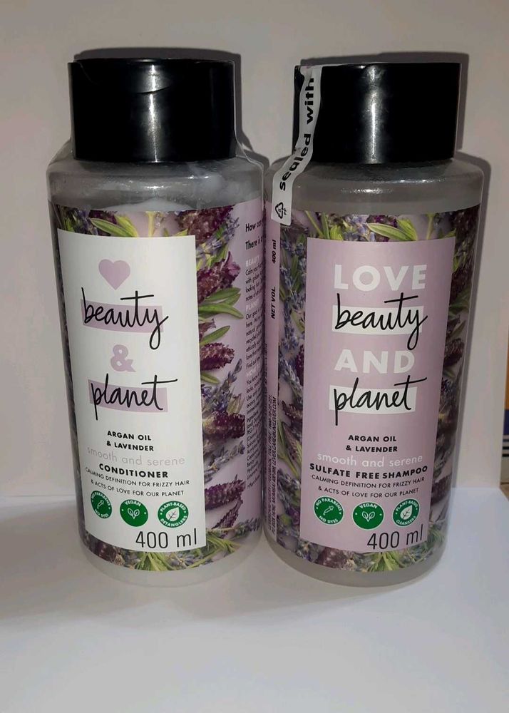 Love Beauty &amp; Planet Shampoo &amp; Conditioner