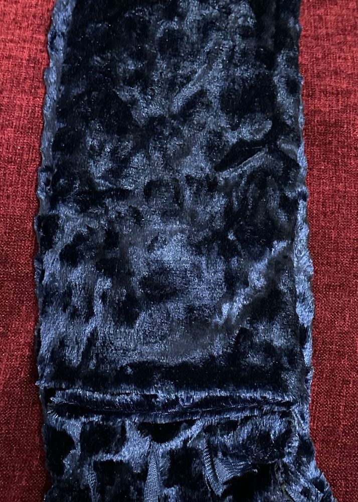 Women Blue Warm Stole For Winters