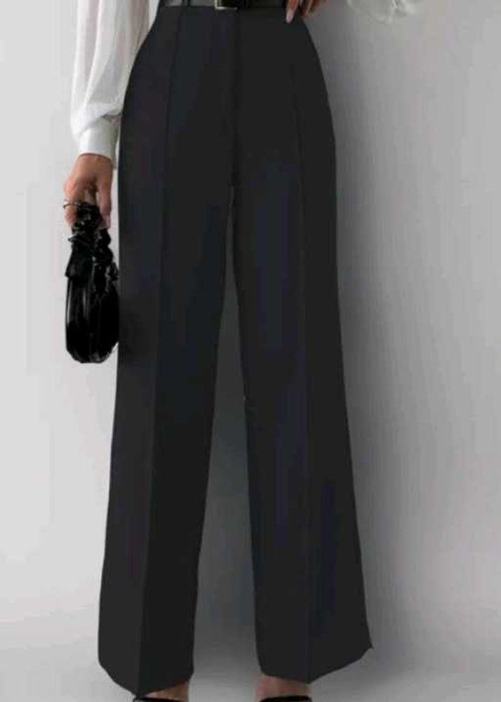 Elegant Black Wide Leg Pants