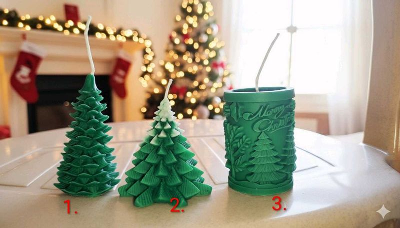 Any 1 piece Christmas Tree Candles