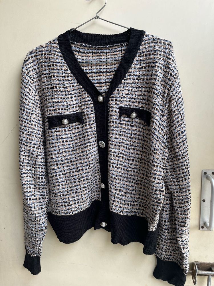 Tweed Cardigan
