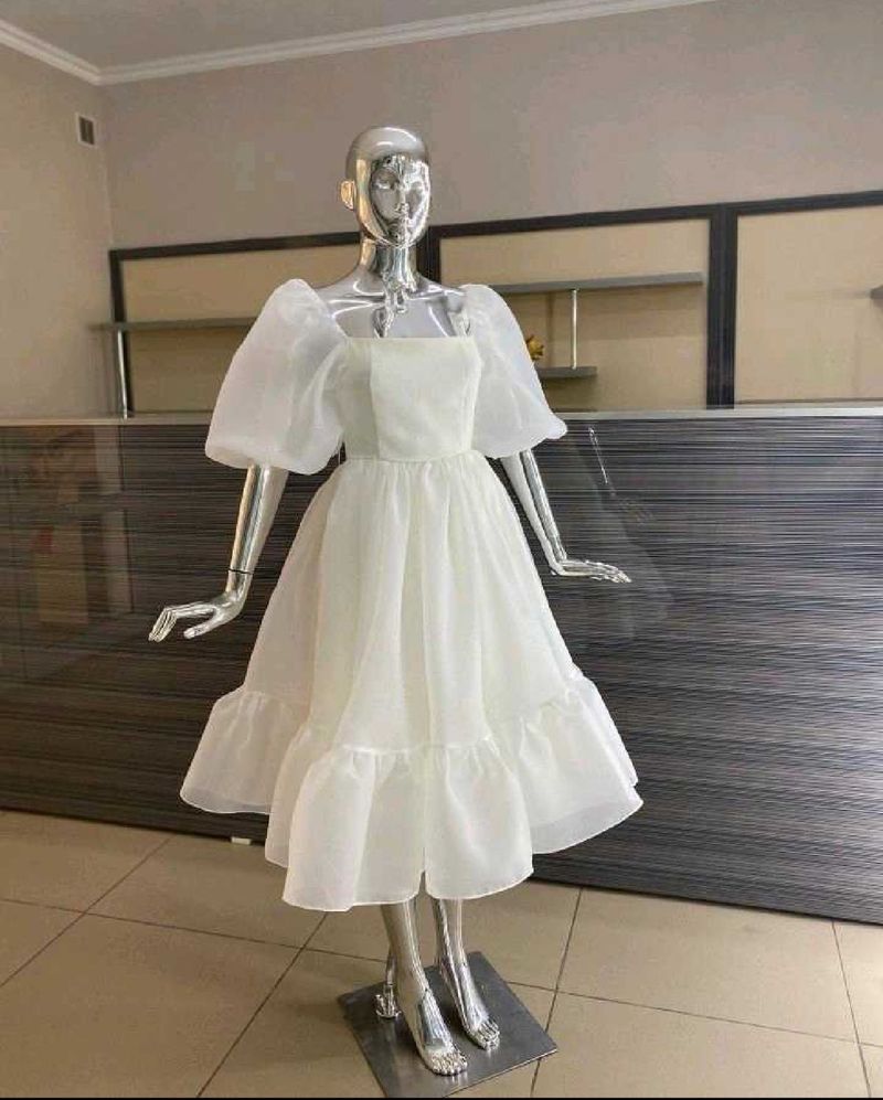 Organza Dress Material One Piece Frock