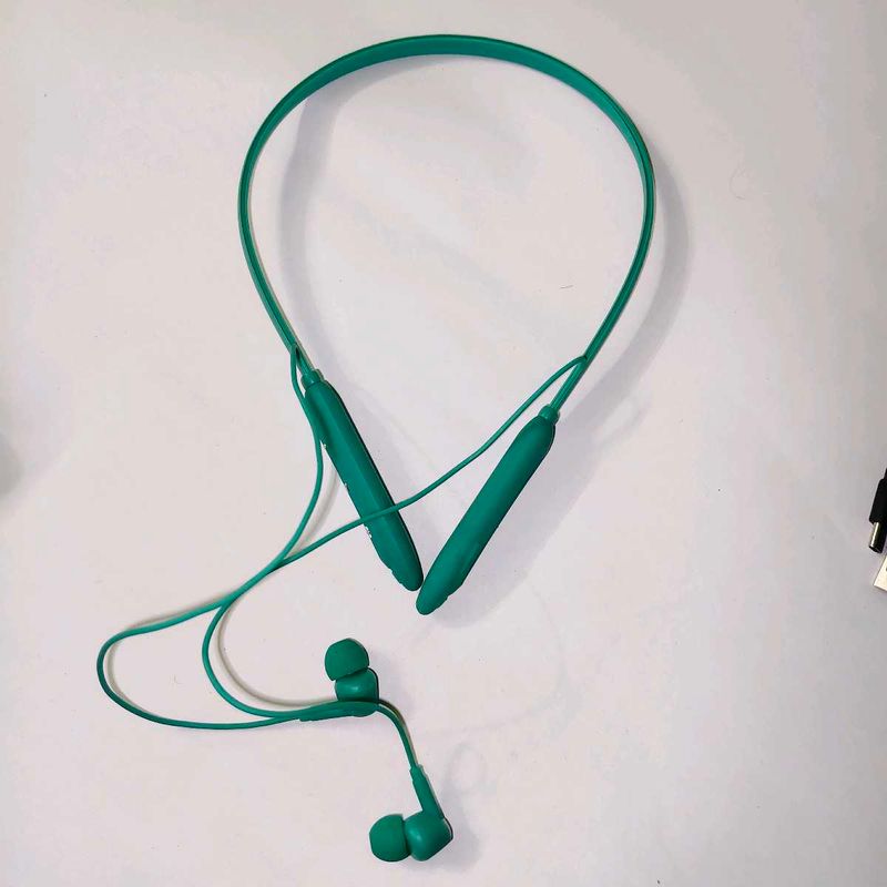 Next Gen Wireless Neckband Earphones - Sea Green