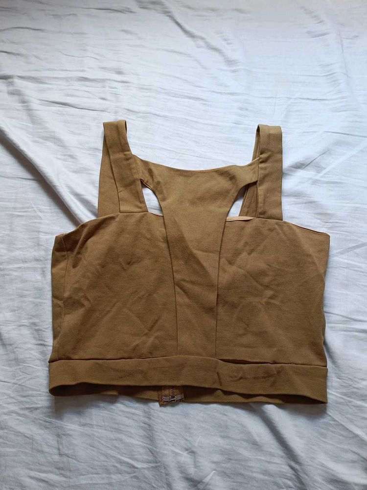 Ochre Crop Top