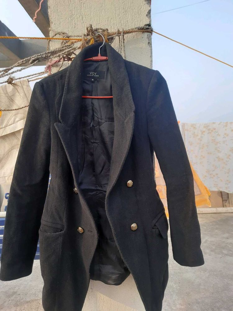 Black Pinteresty Vintage Winter Coat Women