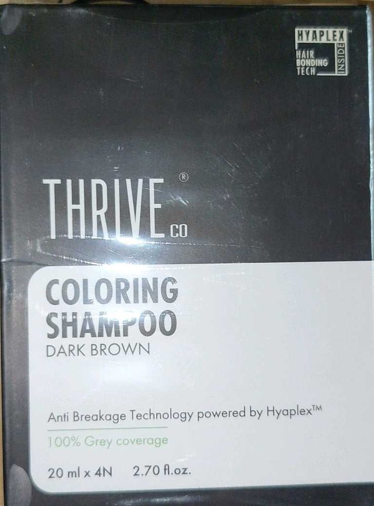 ThriveCo Dark Brown Coloring Shampoo Hair Color