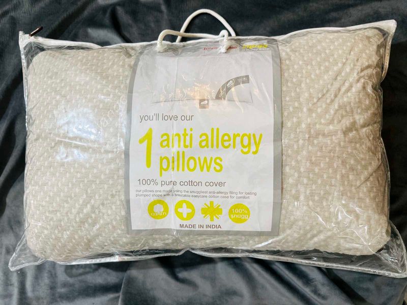 Imported 100% Cotton Anti Allergy Pillow
