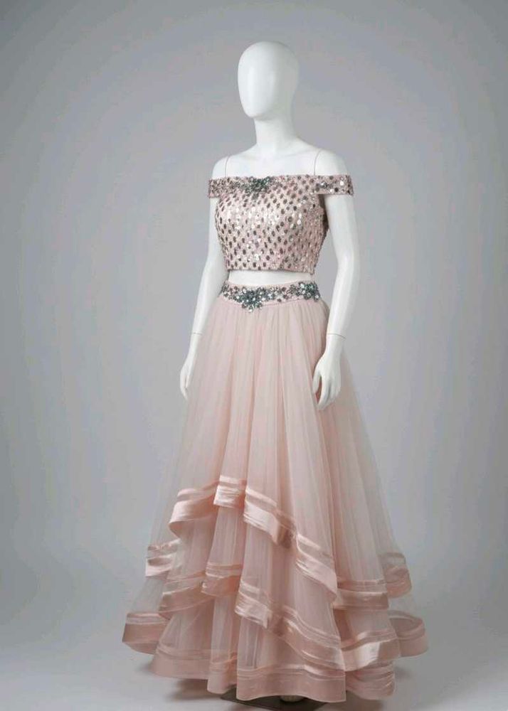 Gorgeous Pink Lehenga Choli Set(new)