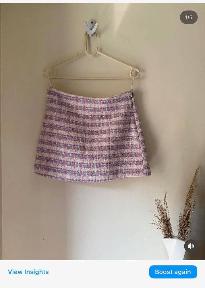 Gingham Skirt