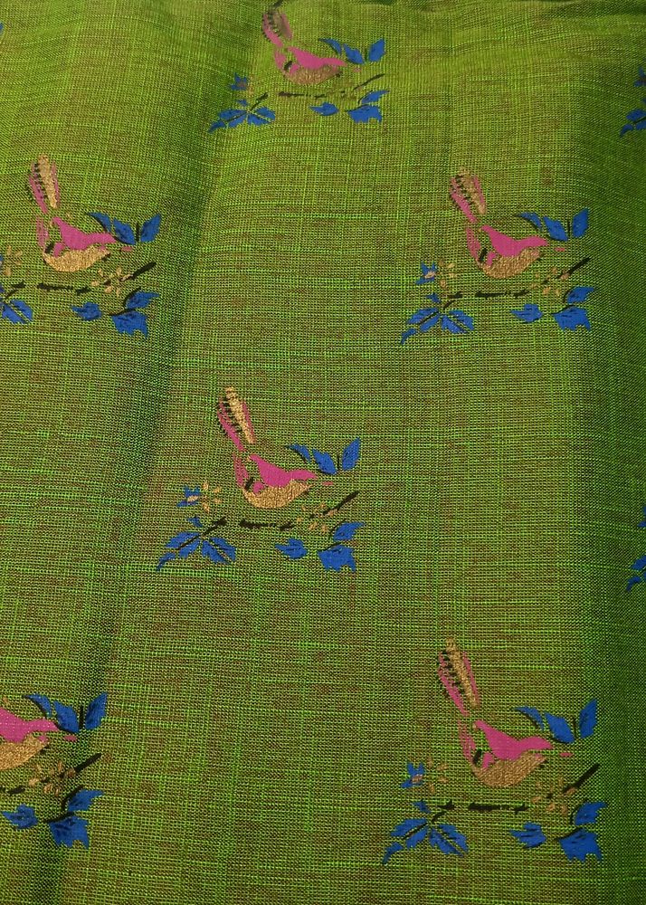 Bird Printed Cotton Fabric (5 mtrs)