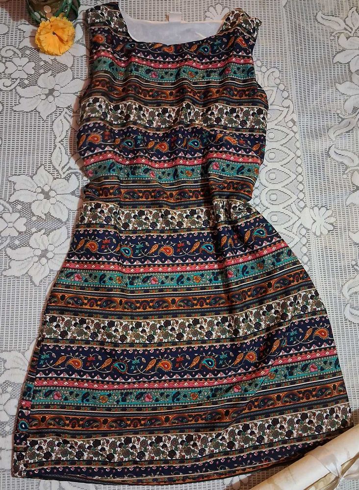 Boho Print Dress