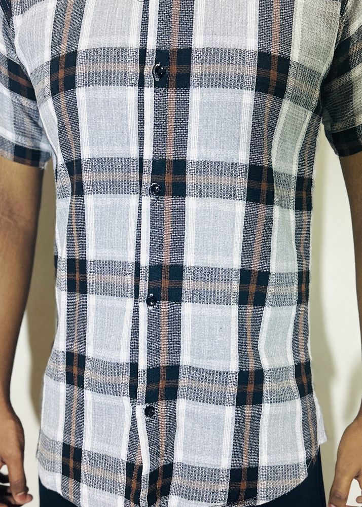 Shirt For Men (Check Model) Half Sleeve