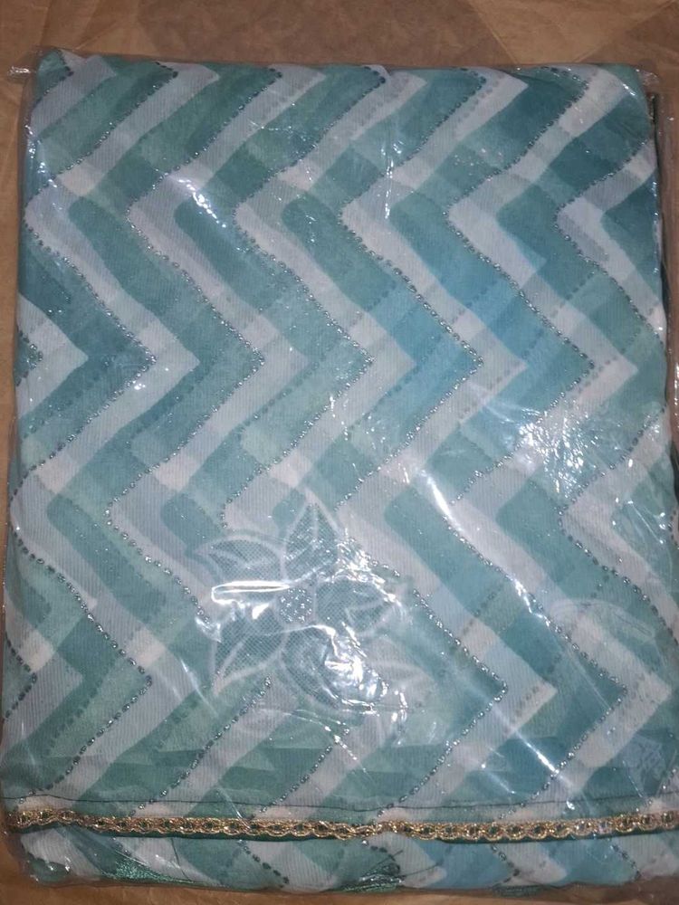 Sea Green Saree