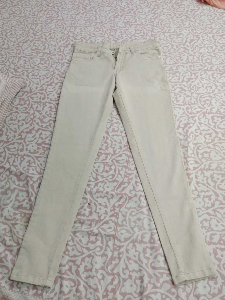 Beige Slim Jeans