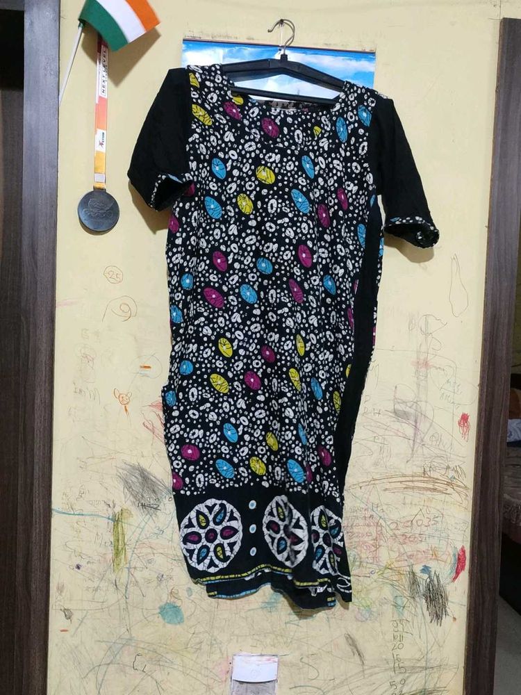 Colorful Batik Print Suit Set