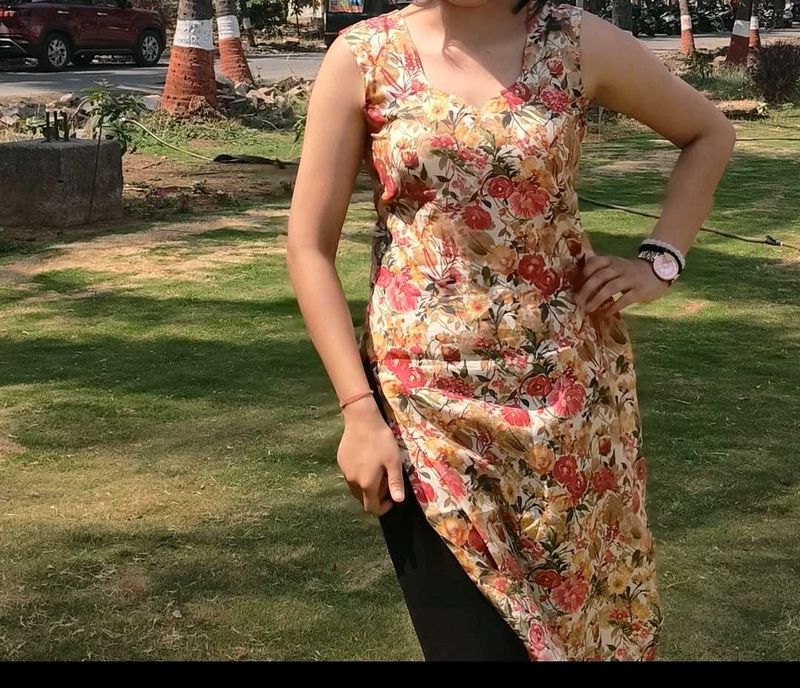 Printed Stiched Kurta