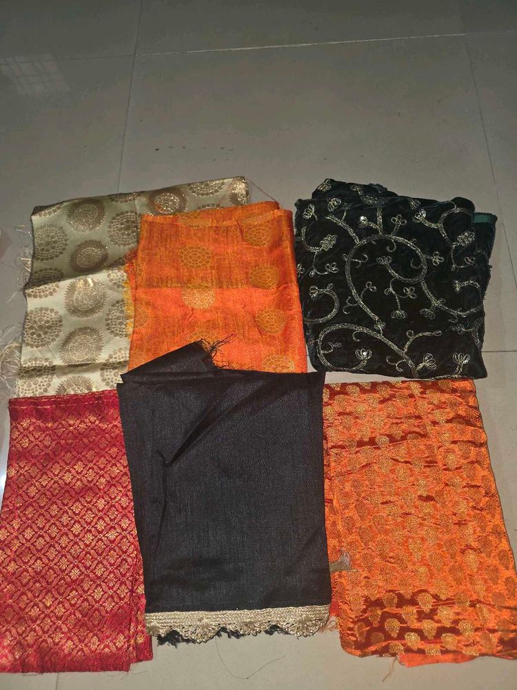 Blouse Fabric Pieces Unstitched