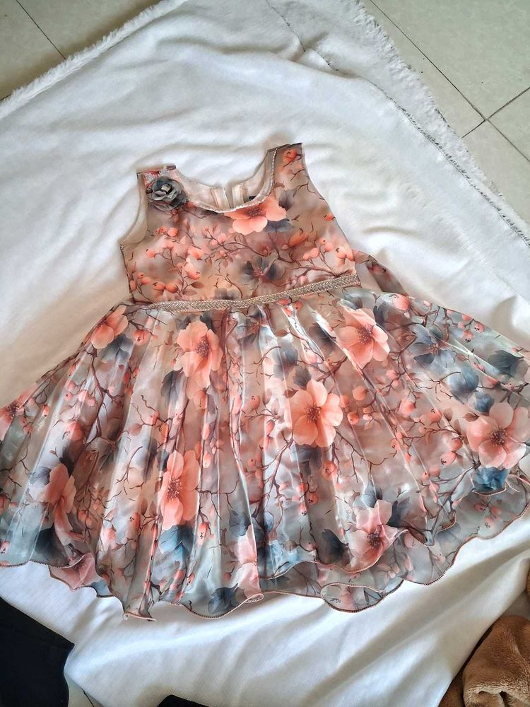 Floral Girls Party Dress