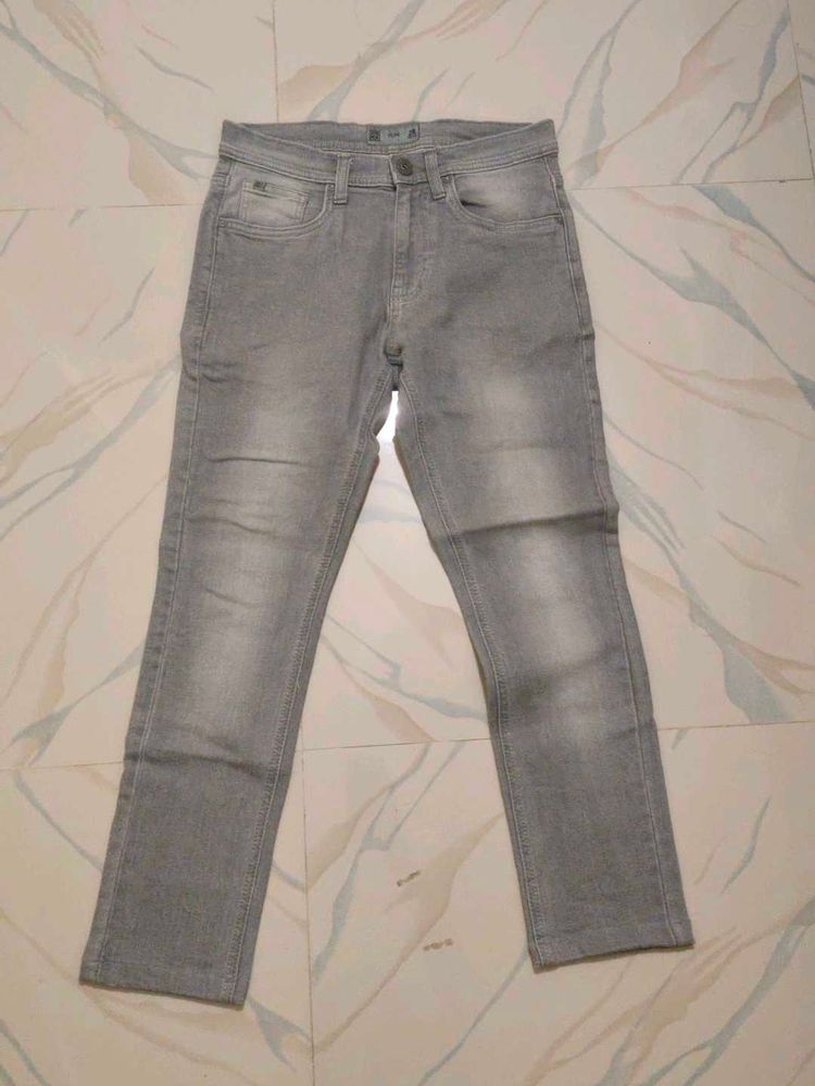 Gray Denim Jeans